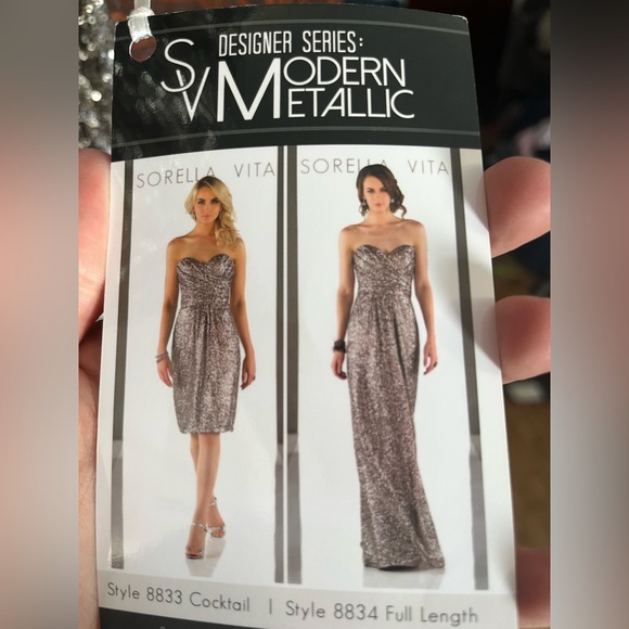 Sorella Vita Sequin Evening Gown. - Picture 7 of 9